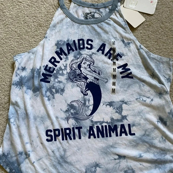 Disney The Little Mermaid Ariel tank NWT - Picture 2 of 4